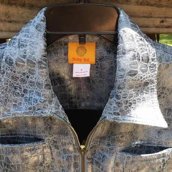 Ruby Rd Snakeskin Jacket - Picture 5 of 12